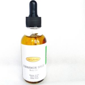 Cinnamon Body and Massage Oil, Organic Infused Oil For Warm and Fresh skin